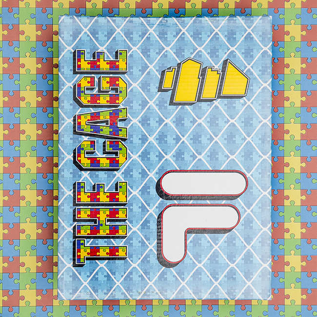 Shoe City Fila Cage Puzzle Piece