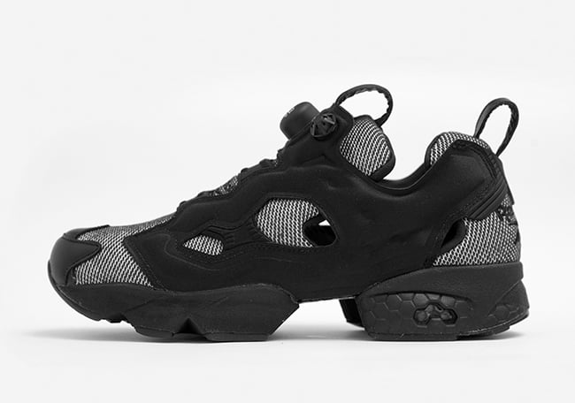 size Reebok Insta Pump Fury Black White