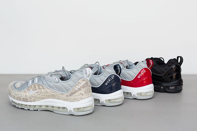 Supreme x Nike Air Max 98 Collaboration is Re-Releasing on April 30th