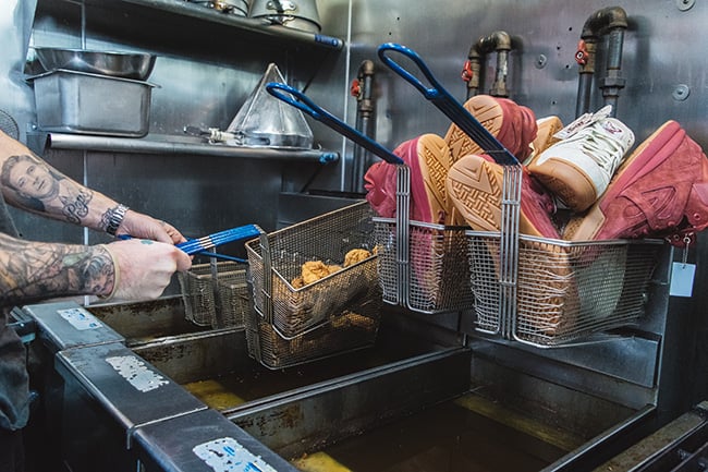 Sweet Chick Fila Cage Chicken Waffles