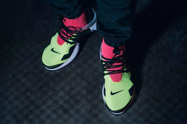 ACRONYM NikeLab Air Presto Mid Neon Volt