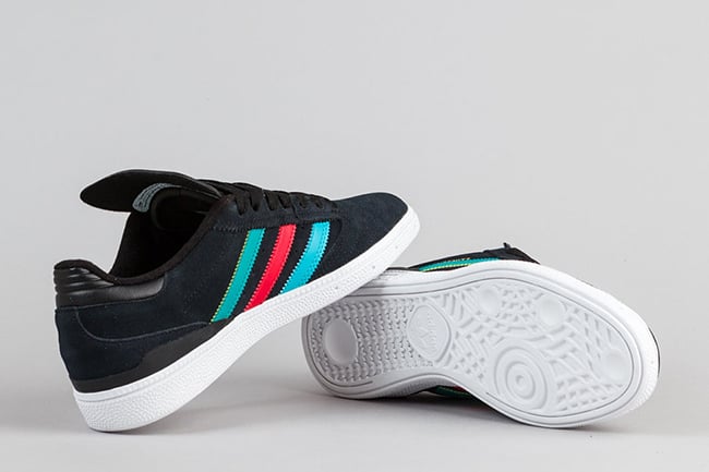 adidas Busenitz Black Green Scarlet