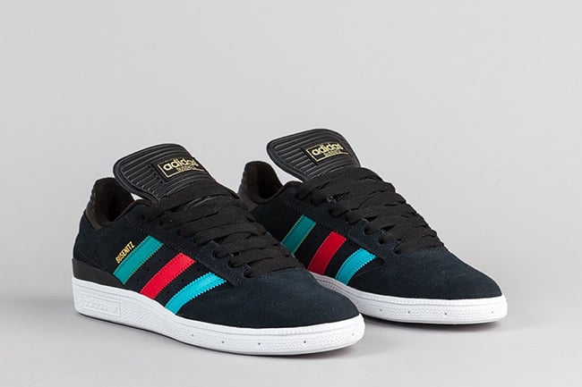 adidas Busenitz Black Green Scarlet