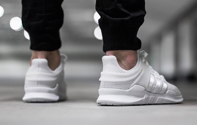 eqt support adv all white