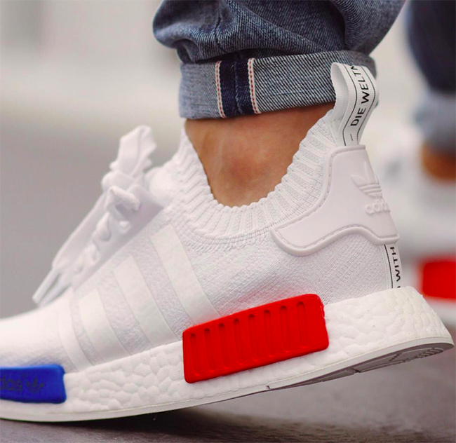 adidas nmd r1 primeknit og white