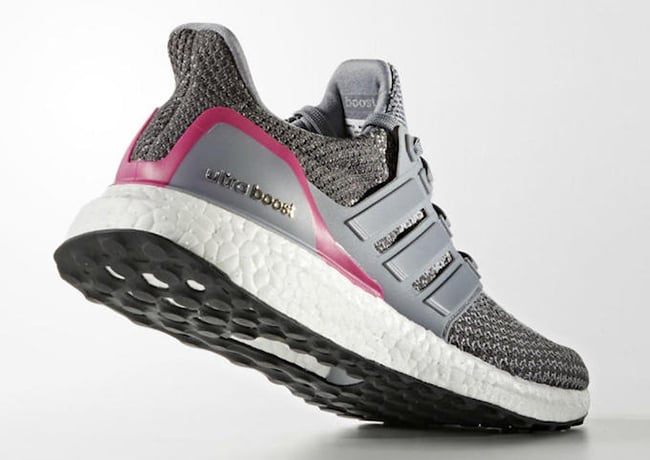 adidas Ultra Boost Grey Shock Pink