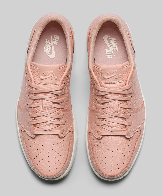 Air Jordan 1 Low No Swoosh Arctic Orange Sail