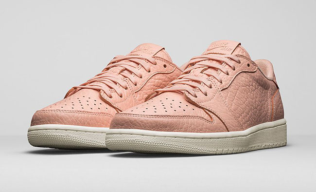 Air Jordan 1 Low No Swoosh Arctic Orange Sail