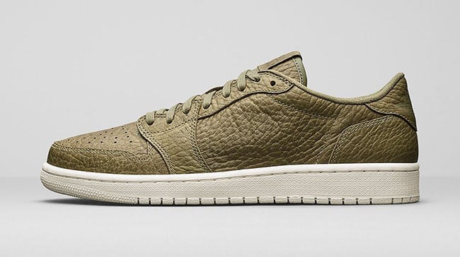 Air Jordan 1 Low No Swoosh Trooper Sail