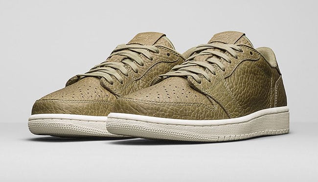 Air Jordan 1 Low No Swoosh Trooper Sail