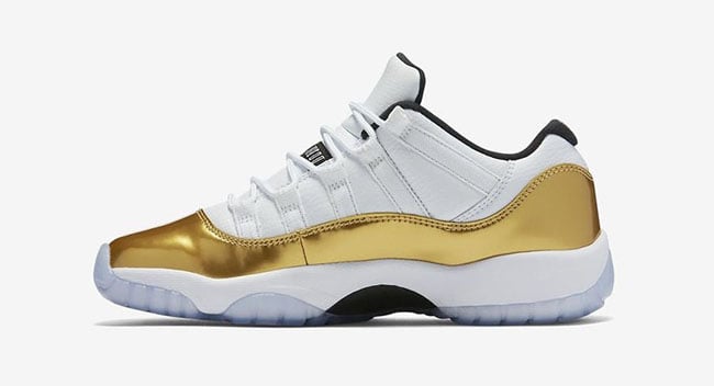 jordan 11 low white gold