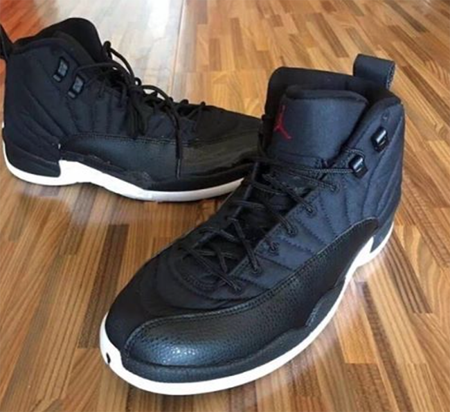 Air Jordan 12 Black Nylon