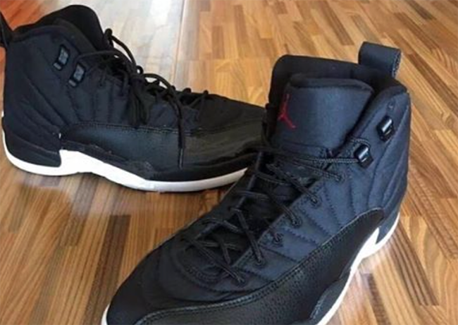 Air Jordan 12 Black Nylon