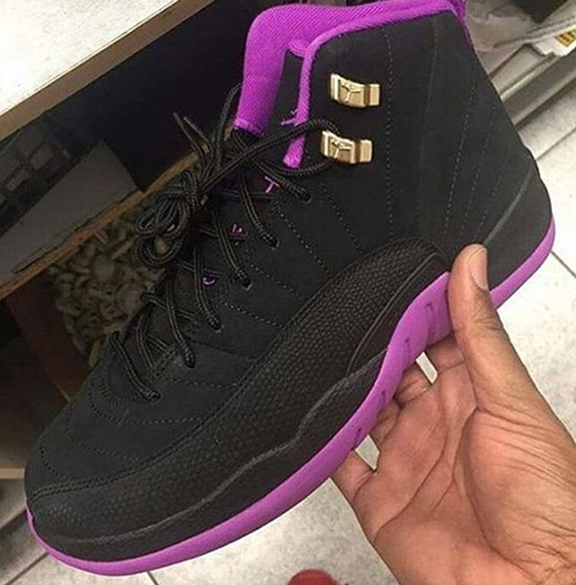 black and purple 12s