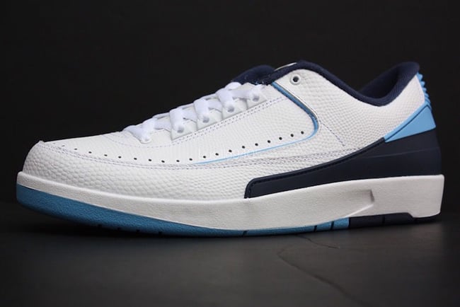 Air Jordan 2 Low UNC White University Blue Midnight Navy