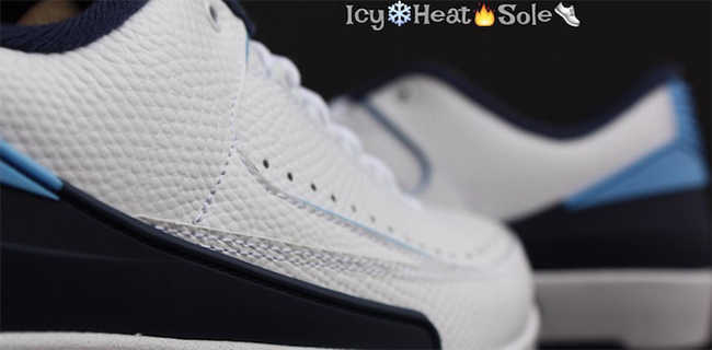 Air Jordan 2 Low University Blue Midnight Navy Retro