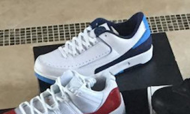 Air Jordan 2 Low White University Blue Midnight Navy