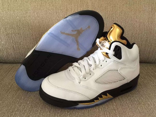 Air Jordan 5 Gold Medal Olympic Release Date