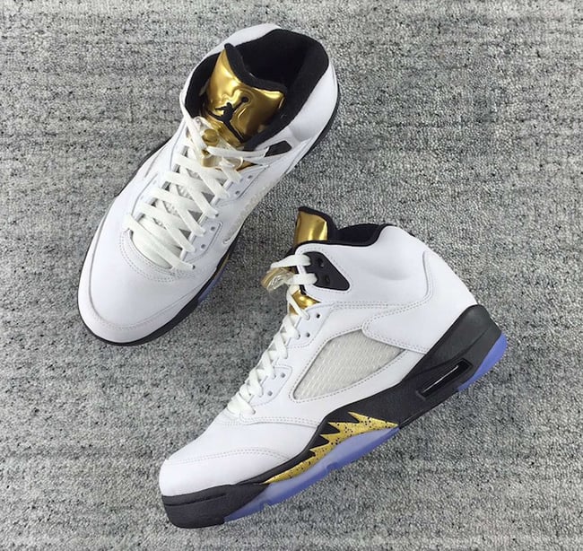 Air Jordan 5 Olympic Gold Medal 2016