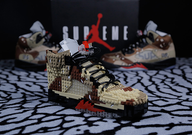 Air Jordan 5 Supreme Lego