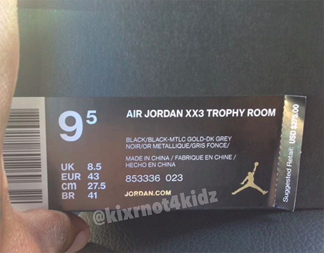 Air Jordan XX3 Trophy Room