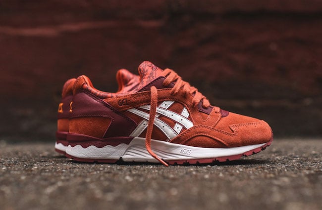 asics gel lyte v red white