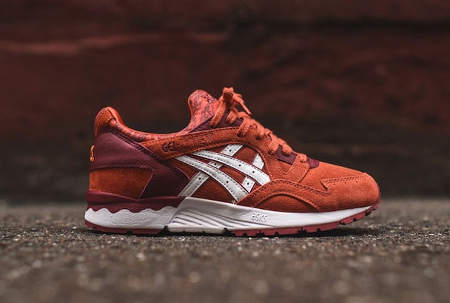 Asics Gel Lyte V Red Burgundy 