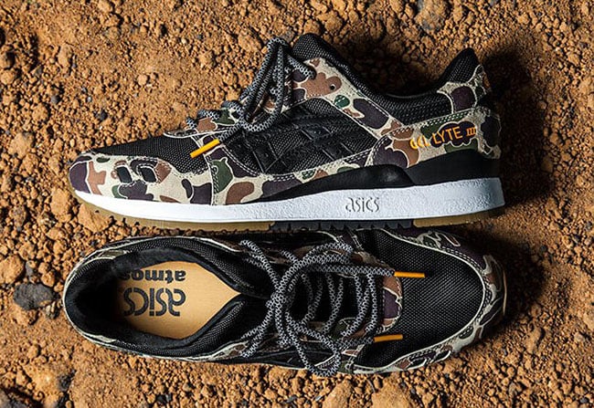 atmos Asics Gel Lyte III Duck Camo Release