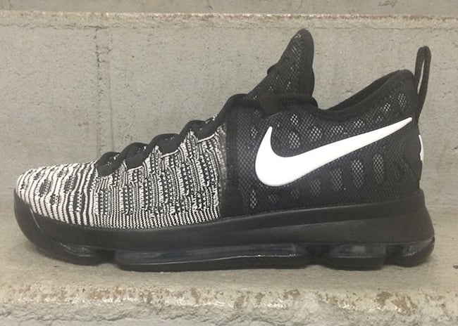 Black White Nike KD 9