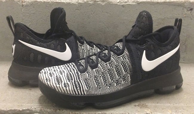 Black White Nike KD 9