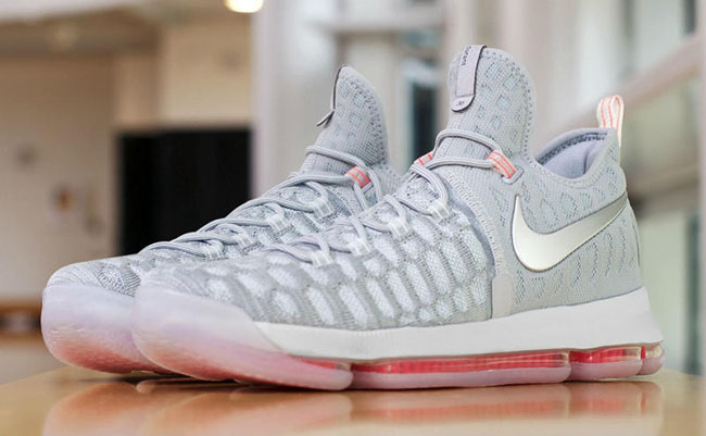 Cool Grey Pink Nike KD 9