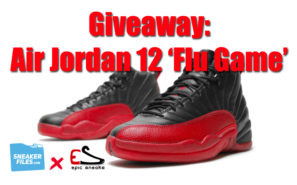 Giveaway Air Jordan 12 Flu Game