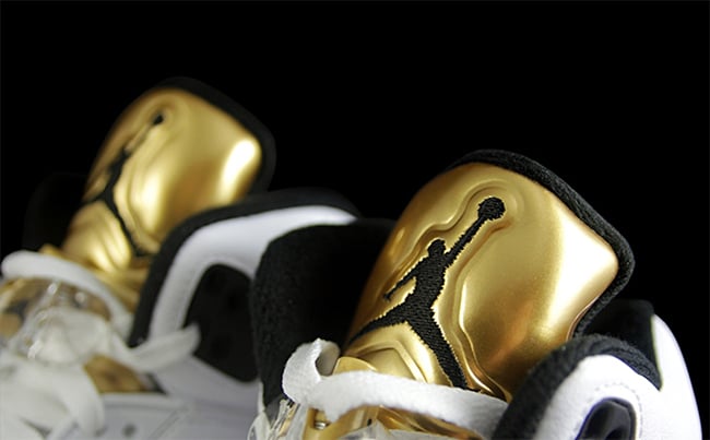 Closer Look at the Air Jordan 5 ‘Olympic Gold Medal’