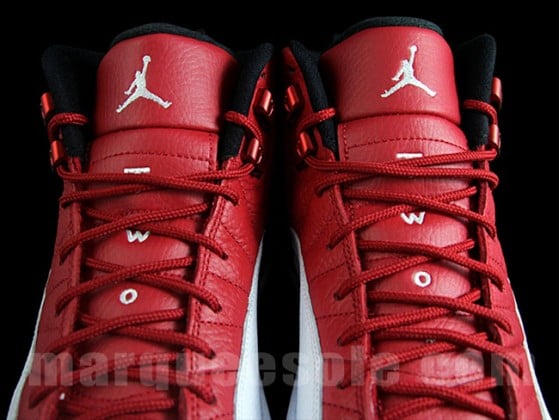 jordan 12 gym red and white