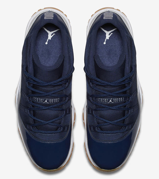 Navy Gum Jordan 11 Low