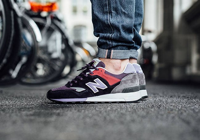 New Balance 577 Made in England Purple Red Grey