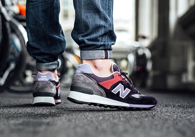 New Balance 577 Made in England Purple Red Grey