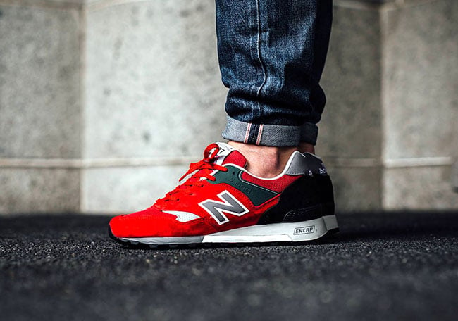 New Balance 577 Made in England Red Black