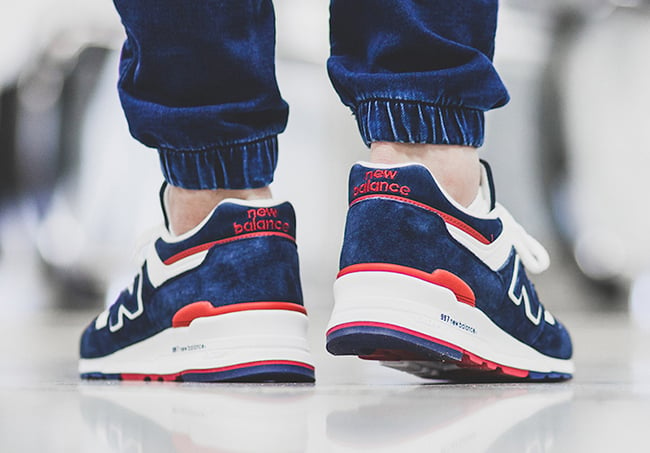 New Balance 997 Navy Red