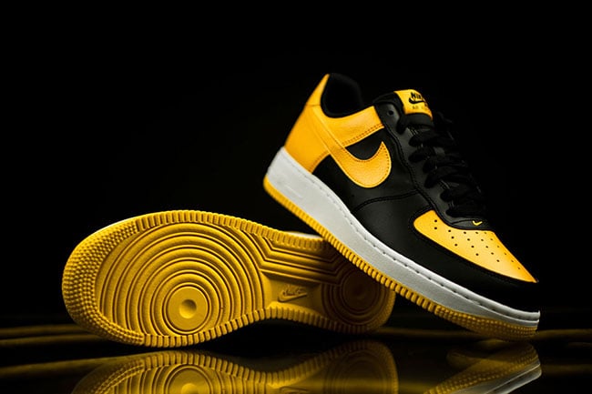 nike air force 1 low black yellow