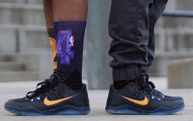 kobe 11 on feet