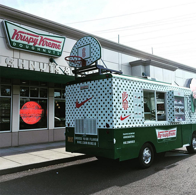 kyrie krispy kreme box