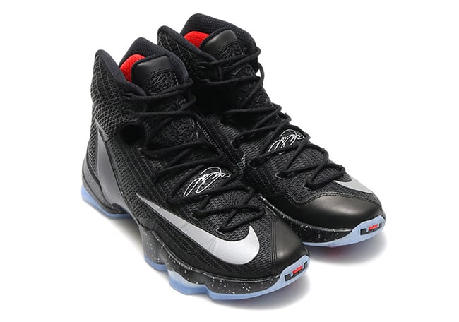 Nike LeBron 13 Elite Black Reflect Silver Red