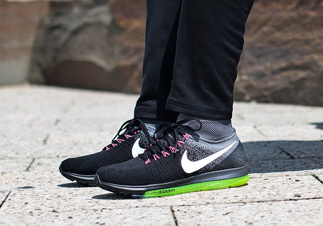 nike zoom all out flyknit black