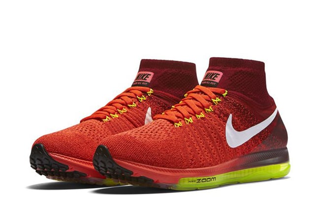 Nike Zoom All Out Flyknit Crimson Volt