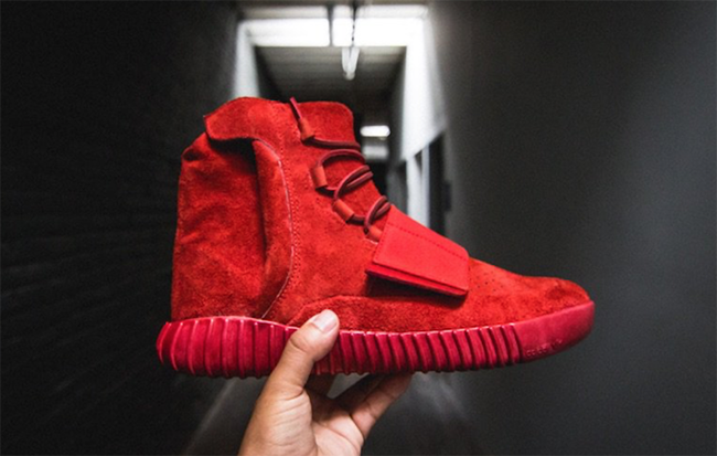 Red October adidas Yeezy 750 Boost 