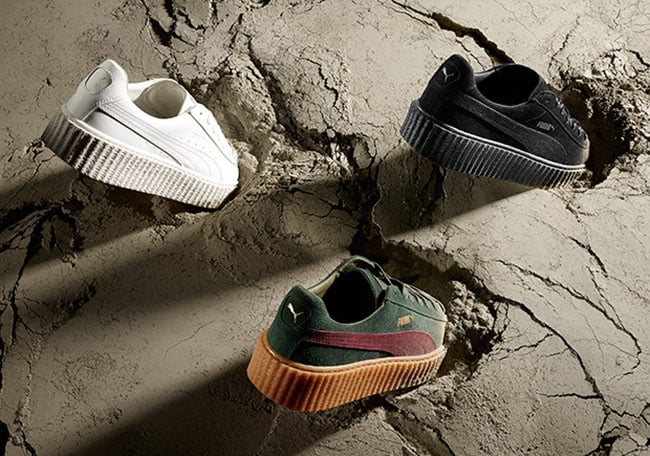 Detailed Look at Rihanna x Puma Suede Creepers 2016 Collection
