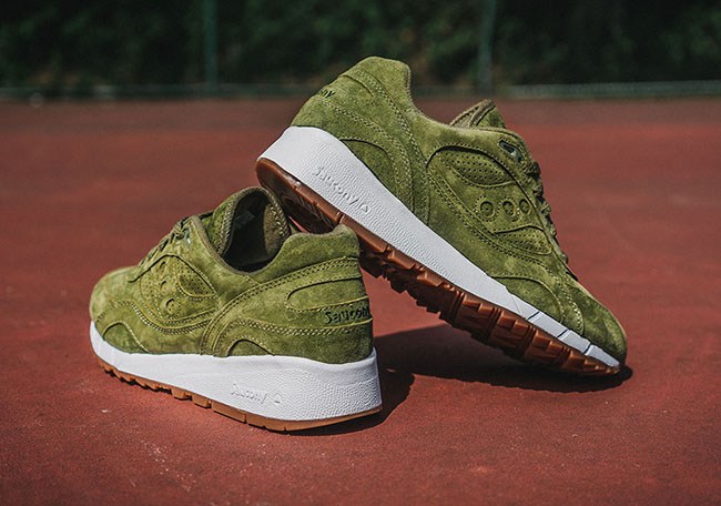 Saucony Shadow 6000 Olive Suede