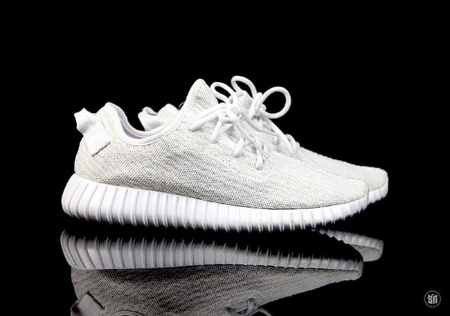 White Yeezy 350 Boost