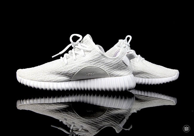 White Yeezy 350 Boost